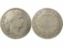 France Napol&eacute;on I - 5 Francs Argent, Empire - 1813 MA Marseille