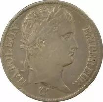 France Napoléon I - 5 Francs Argent, Tête laurée, République - 1808 M Toulouse