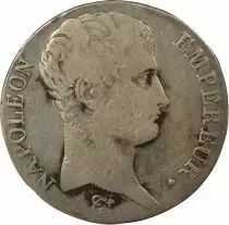 France Napoléon I - 5 Francs Argent, Tête nue, Cal. Grégorien - 1806 Q Perpignan