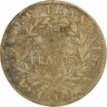 France Napoleon I - 5 Silver Francs, Empire  - 1810 A Paris