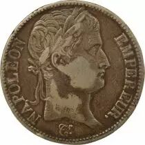 France Napoleon I - 5 Silver Francs, Empire - 1809 B Rouen