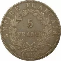 France Napoleon I - 5 Silver Francs, Empire - 1809 I Limoges