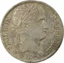 France Napoleon I - 5 Silver Francs, Empire - 1809 W Lille