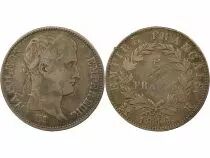 France Napoleon I - 5 Silver Francs, Empire - 1810 K Bordeaux