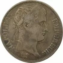 France Napoleon I - 5 Silver Francs, Empire - 1810 K Bordeaux