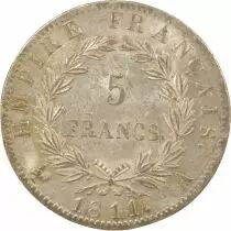 France Napoleon I - 5 Silver Francs, Empire - 1811 A Paris