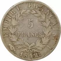 France Napoleon I - 5 Silver Francs, Empire - 1812 I Limoges