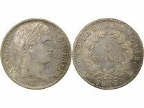 France Napoleon I - 5 Silver Francs, Empire - 1812 L Bayonne