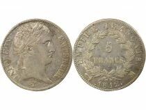 France Napoleon I - 5 Silver Francs, Empire - 1812 M Toulouse