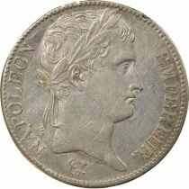 France Napoleon I - 5 Silver Francs, Empire - 1812 Q Perpignan