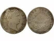 France Napoleon I - 5 Silver Francs, Empire - 1813 A Paris