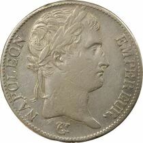 France Napoleon I - 5 Silver Francs, Empire - 1813 T Nantes