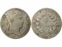 France Napoleon I - 5 Silver Francs, Empire - 1813 &Uuml;trecht