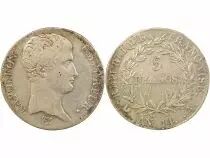 France Napoleon I - 5 Silver Francs, Revotionnary Cal. - Year 14 A Paris