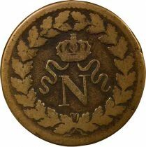 France Napol&eacute;on I - D&eacute;cime, Si&egrave;ge de Strasbourg - 1814 BB Avec points