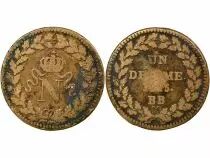 France Napoléon I - Décime, Siège de Strasbourg - 1815 BB