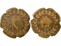 France Napoléon I - Décime, Siège de Strasbourg - 1815 BB