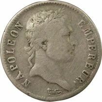 France Napol&eacute;on I - Franc Argent, R&eacute;publique, T&ecirc;te Laur&eacute;e - 1808 BB Strasbourg
