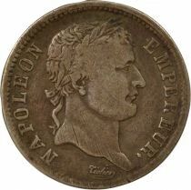 France Napoléon I - Franc Argent, Tête laurée, République - 1808 A Paris