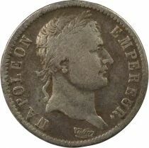 France Napoléon I - Franc Argent, Tête laurée, République - 1808 B Rouen