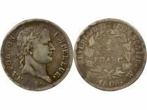 France Napoléon I - Franc Argent, Tête laurée, République - 1808 W Lille