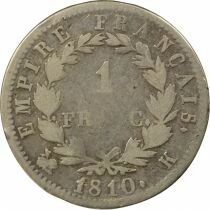 France Napoleon I - Silver Franc, Empire - 1810 K Bordeaux