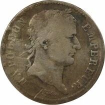 France Napoleon I - Silver Franc, Empire - 1812 U Turin