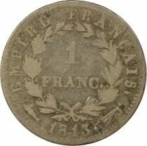 France Napoleon I - Silver Franc, Empire - 1813 Utrecht