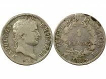 France Napoleon I - Silver Franc, Laureate Head, Republic - 1808 BB Strasbourg
