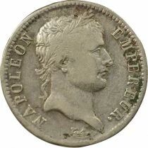 France Napoleon I - Silver Franc, Laureate Head, Republic - 1808 BB Strasbourg