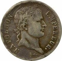 France Napoleon I - Silver Franc, Laureate Head, Republic - 1808 W Lille