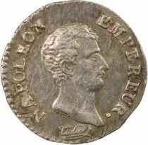 France Napoleon I - Silver Quater Franc, Rev. Calendar - Year 13 T Nantes