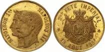 France Napol&eacute;on Ier & Napol&eacute;on III - 2&egrave;me f&ecirc;te imp&eacute;riale - 1854
