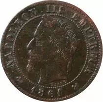 France Napoléon III - 1 Centime 1861 K Bordeaux