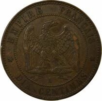 France Napol&eacute;on III - 10 Centimes, T&ecirc;te nue - 1856 A Paris