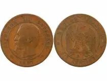 France Napoléon III - 10 Centimes 1857 B Rouen