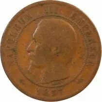 France Napoléon III - 10 Centimes 1857 B Rouen