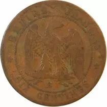 France Napoléon III - 10 Centimes 1857 B Rouen