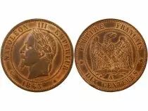 France Napoléon III - 10 Centimes 1863 A Paris