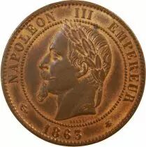 France Napoléon III - 10 Centimes 1863 A Paris