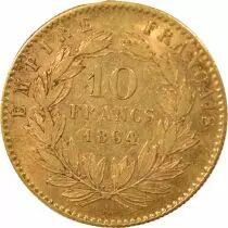 France Napoléon III - 10 Francs Or, Tête Laurée - 1864 A Paris