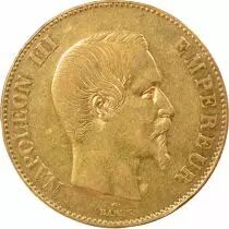 France Napoleon III - 100 Gold Francs, Bare Head - 1857 A Paris