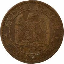 France Napoleon III - 2 Centimes, Bare Head - 1853 A Paris