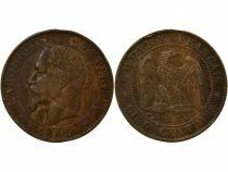 France Napoleon III - 2 Centimes, Laureate Head - 1862 Big BB Strasbourg