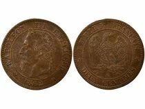 France Napoleon III - 2 Centimes, Laureate Head - 1862 K Bordeaux