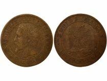France Napol&eacute;on III - 2 Centimes, T&ecirc;te nue - 1853 A Paris