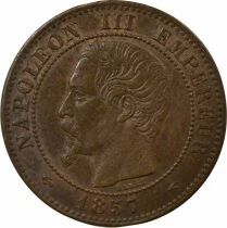 France Napol&eacute;on III - 2 Centimes, T&ecirc;te nue - 1857 A Paris
