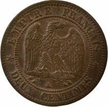 France Napol&eacute;on III - 2 Centimes, T&ecirc;te nue - 1857 A Paris