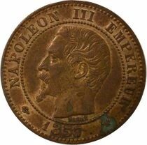 France Napol&eacute;on III - 2 Centimes, T&ecirc;te nue - 1857 W Lille