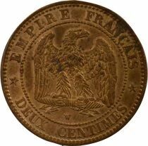 France Napol&eacute;on III - 2 Centimes, T&ecirc;te nue - 1857 W Lille